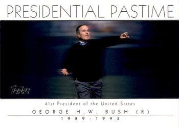 2004 Topps - Presidential Pastime #PP40 George H.W. Bush Front