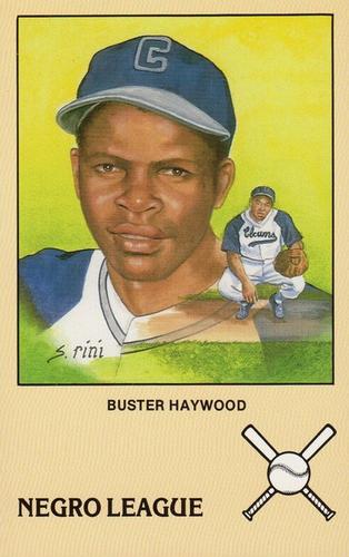1989 Historic Limited Editions Negro League Postcards #4 Buster Haywood Front
