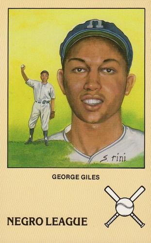 1989 Historic Limited Editions Negro League Postcards #5 George Giles Front