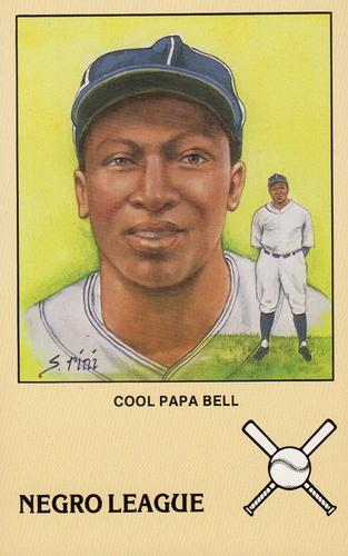 1989 Historic Limited Editions Negro League Postcards #7 Cool Papa Bell Front