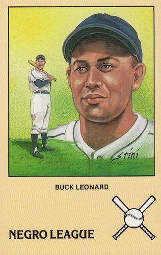1989 Historic Limited Editions Negro League Postcards #11 Buck Leonard Front