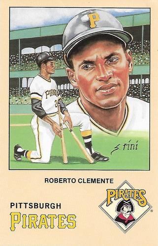1990 Historic Limited Editions Roberto Clemente Postcards #1 Roberto Clemente Front
