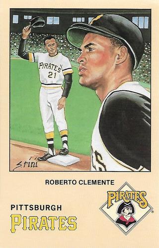 1990 Historic Limited Editions Roberto Clemente Postcards #7 Roberto Clemente Front