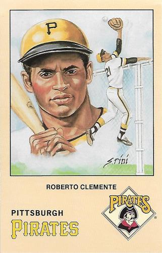 1990 Historic Limited Editions Roberto Clemente Postcards #10 Roberto Clemente Front