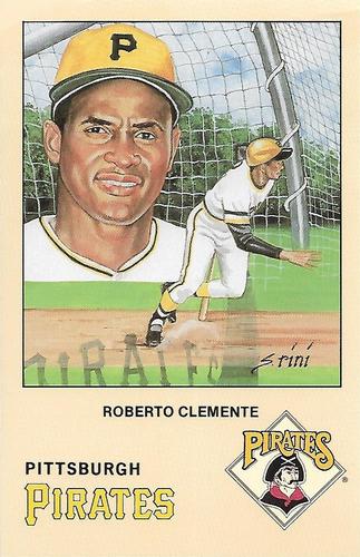 1990 Historic Limited Editions Roberto Clemente Postcards #11 Roberto Clemente Front