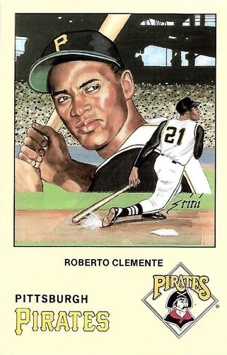 1990 Historic Limited Editions Roberto Clemente Postcards #12 Roberto Clemente Front