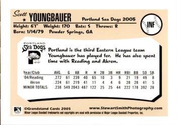 2005 Grandstand Portland Sea Dogs Update #NNO Scott Youngbauer Back