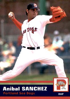 2005 Grandstand Portland Sea Dogs Update #NNO Anibal Sanchez Front