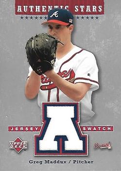 2004 Upper Deck - Authentic Stars Jerseys #AS-GM Greg Maddux Front