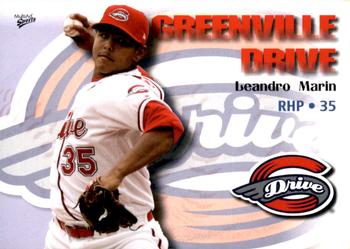 2009 MultiAd Greenville Drive #24 Leandro Marin Front