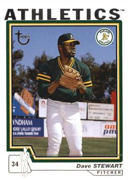 2004 Topps Retired Signature Edition #105 Dave Stewart Front