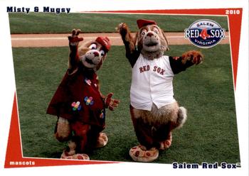 2010 Grandstand Salem Red Sox #NNO Misty / Mugsy Front