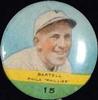 1932 Orbit Pins (Numbered) (PR2) #15 Dick Bartell Front