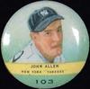 1932 Orbit Pins (Numbered) (PR2) #103 Johnny Allen Front