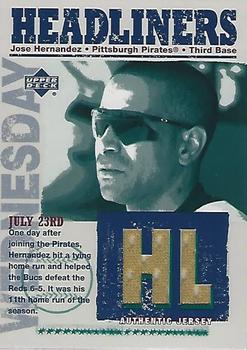 2004 Upper Deck - Headliners Jerseys #HL-JH Jose Hernandez Front