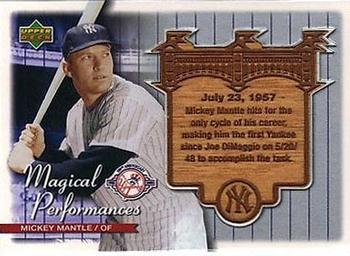 2004 Upper Deck - Magical Performances #MP1 Mickey Mantle Front