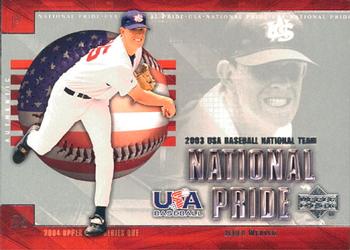 2004 Upper Deck - National Pride #USA6 Jered Weaver Front