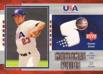 2004 Upper Deck - National Pride Uniforms Series One #USA4 Huston Street Front