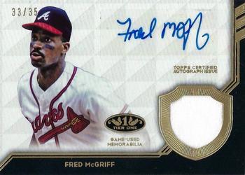 2018 Topps Tier One - Autographed Tier One Relics #AT1R-FM Fred McGriff Front