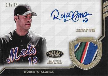 2018 Topps Tier One - Autographed Tier One Relics #AT1R-RA Roberto Alomar Front