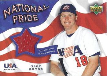 2004 Upper Deck - National Pride Memorabilia Series Two #NPJ-GG Gabe Gross Front