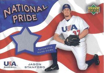 2004 Upper Deck - National Pride Memorabilia Series Two #NPP-JS Jason Stanford Front