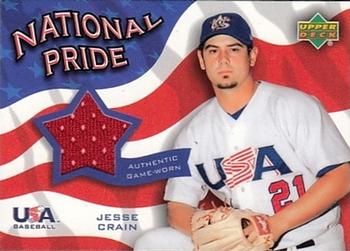 2004 Upper Deck - National Pride Memorabilia Series Two #NPJ-JC Jesse Crain Front