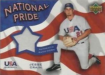 2004 Upper Deck - National Pride Memorabilia Series Two #NPP-JC Jesse Crain Front