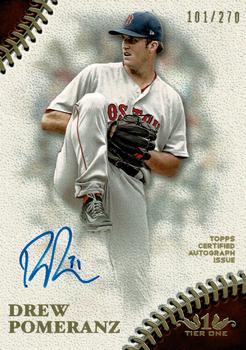 2018 Topps Tier One - Prime Performers Autographs #PPA-DRP Drew Pomeranz Front