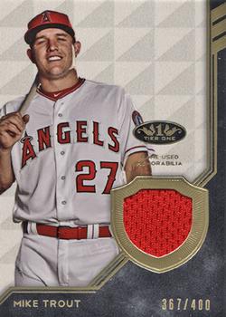 2018 Topps Tier One - Tier One Relics #T1R-MT Mike Trout Front