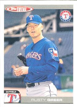 2004 Topps Total #17 Rusty Greer Front