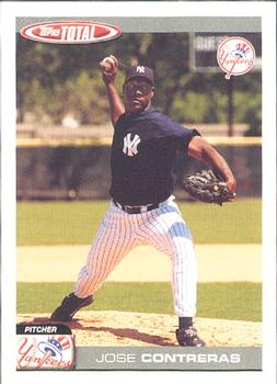 2004 Topps Total #24 Jose Contreras Front