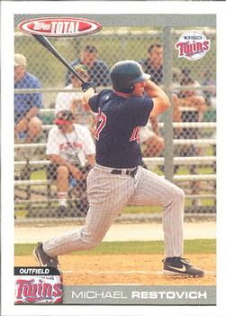 2004 Topps Total #29 Michael Restovich Front