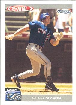 2004 Topps Total #44 Greg Myers Front