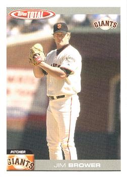 2004 Topps Total #607 Jim Brower Front