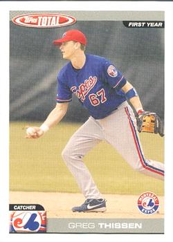 2004 Topps Total #806 Greg Thissen Front