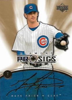 2004 Upper Deck Diamond Collection Pro Sigs - Gold #33 Mark Prior Front