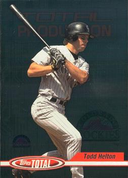 2004 Topps Total - Total Production #TP8 Todd Helton Front