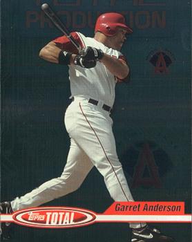 2004 Topps Total - Total Production #TP9 Garret Anderson Front