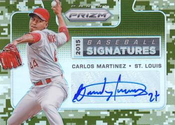 2015 Panini Prizm - Baseball Signatures Prizm Camo #21 Carlos Martinez Front