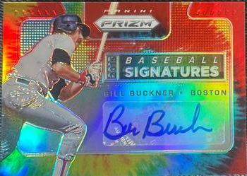 2015 Panini Prizm - Baseball Signatures Prizm Tie Dyed #8 Bill Buckner Front