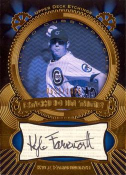 2004 Upper Deck Etchings - Etched in Time Autograph Black #ET-KF Kyle Farnsworth Front