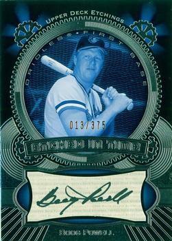2004 Upper Deck Etchings - Etched in Time Autograph Black #ET-PO Boog Powell Front