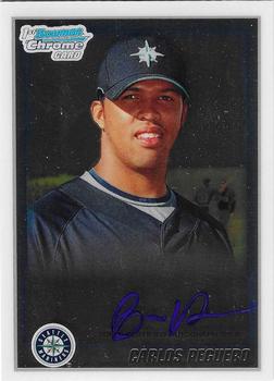 2010 Bowman Chrome - Prospects Autographs #BCP187 Carlos Peguero Front