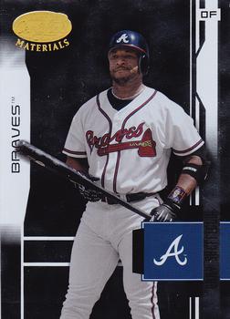 2003 Leaf Certified Materials - Samples Silver #14 Gary Sheffield Front