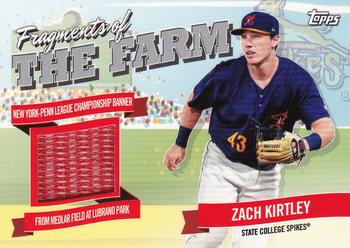 2018 Topps Pro Debut - Fragments of the Farm Relics #FOTF-SCS Zach Kirtley Front