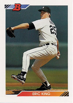 1992 Bowman #317 Eric King Front