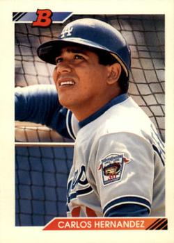 1992 Bowman #5 Carlos Hernandez Front