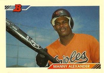 1992 Bowman #41 Manny Alexander Front