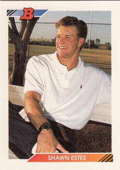 1992 Bowman #151 Shawn Estes Front